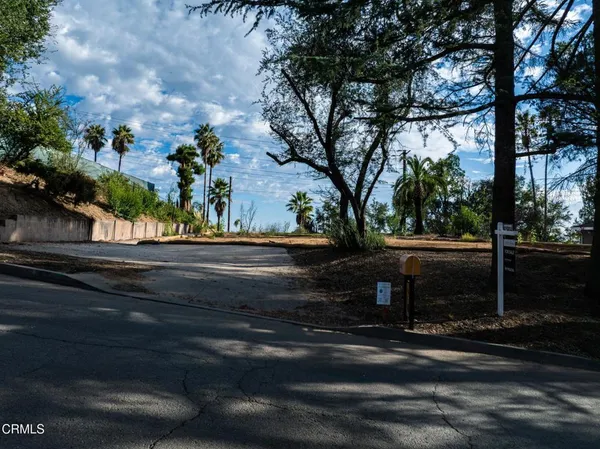 a view of street with tree s