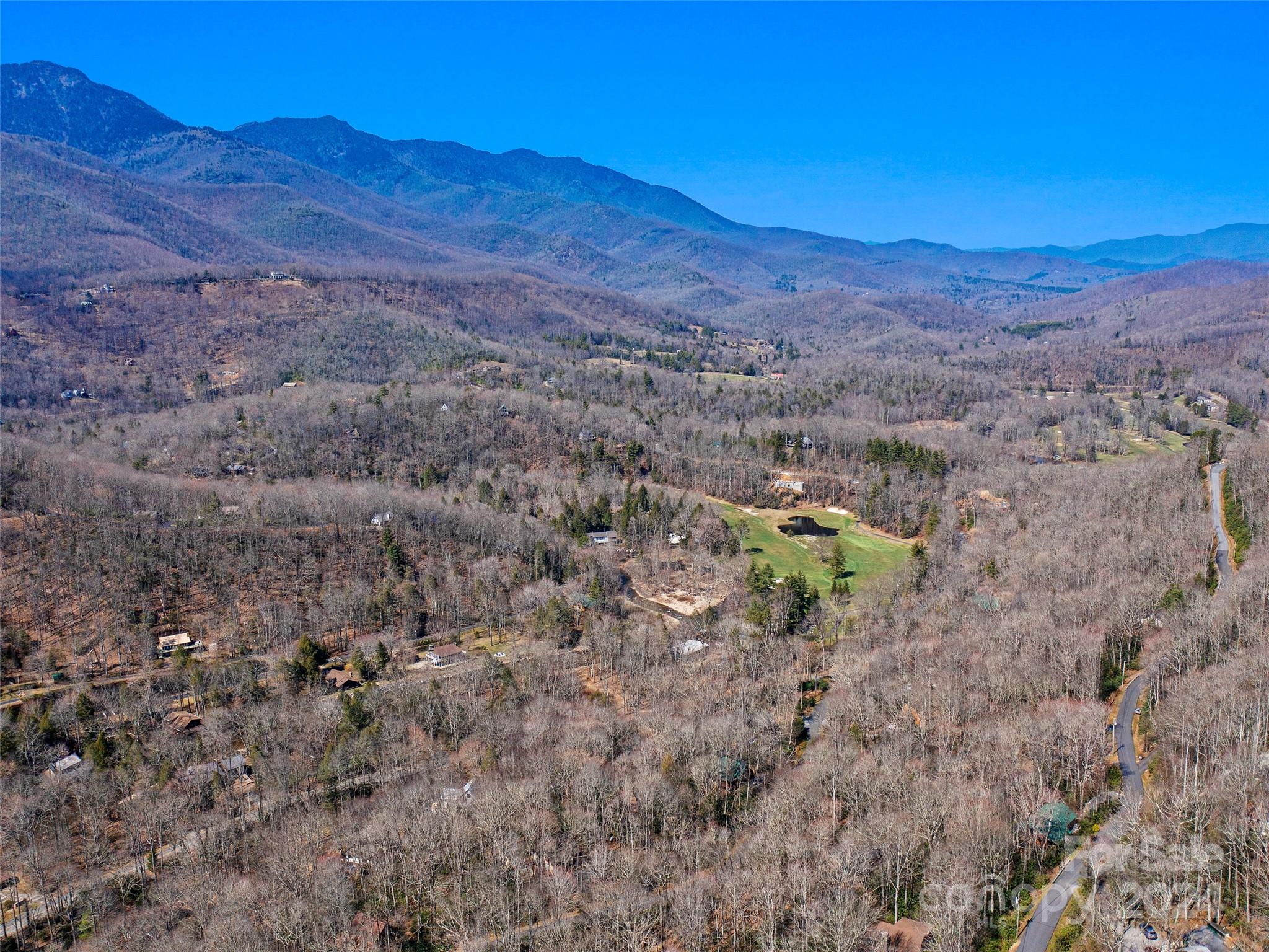 0 Big Ridge Road, Unit 62 & 63 Burnsville, NC 28714 - Photo 14 of 31 a view of a lush green hillside and a houses