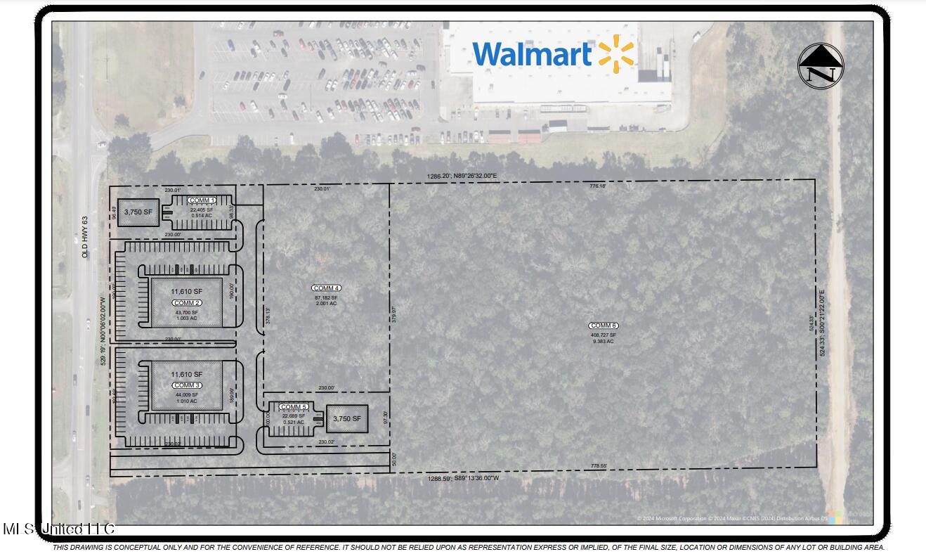 63 South Parcel 2 Lucedale, MS 39452 - Photo 2 of 4 Preliminary Site Plan