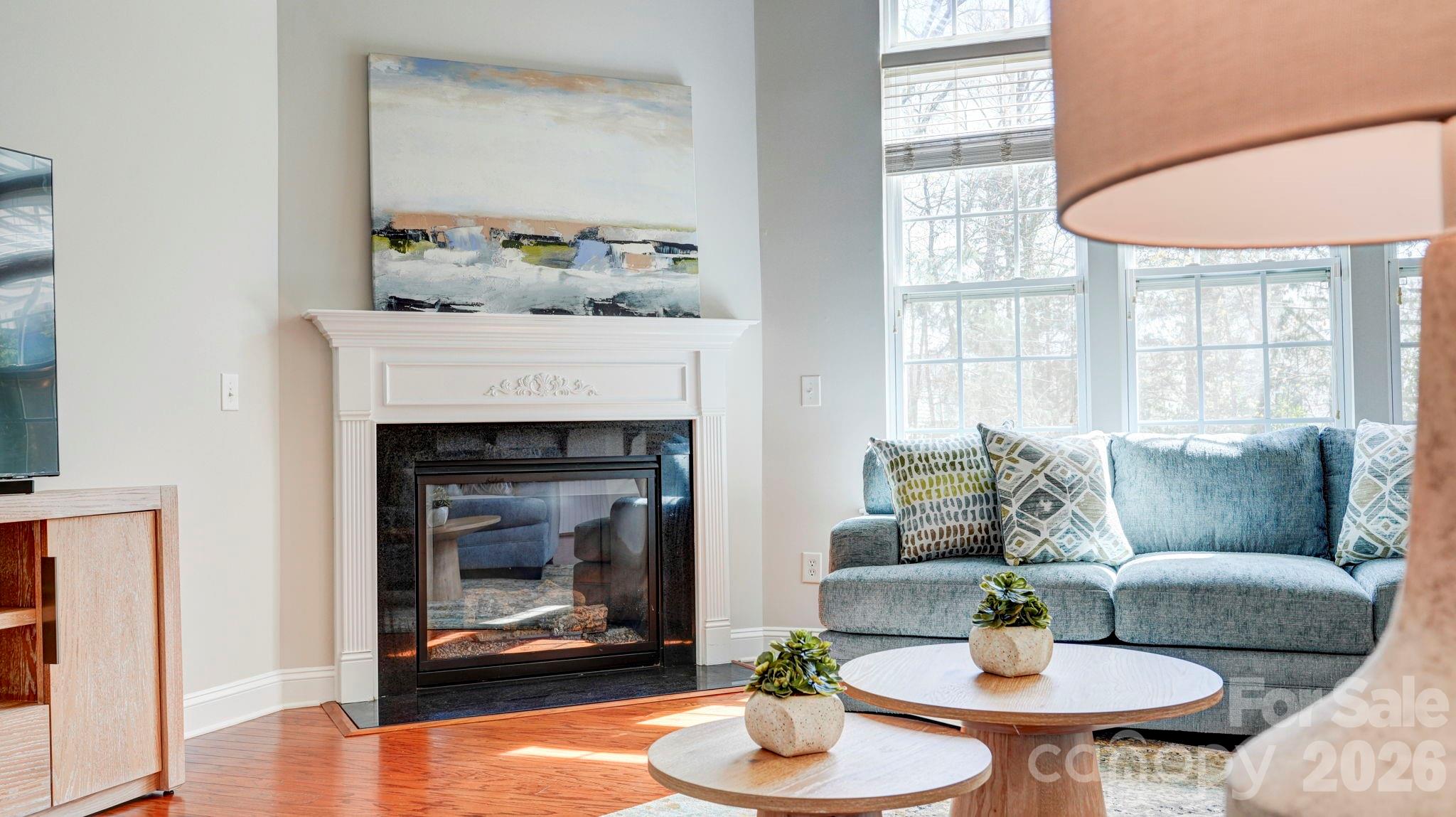 1162 Gold Rush Court Fort Mill, SC 29708 - Photo 5 of 21 a living room with furniture and a fireplace