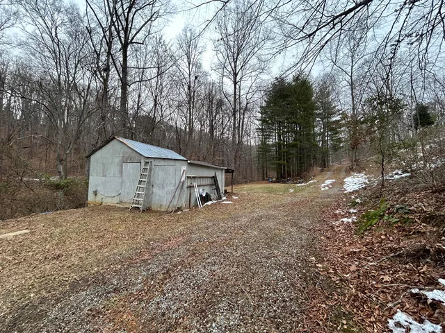 a car parked in front of a house