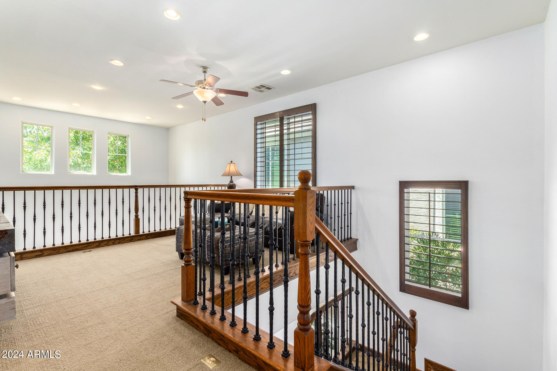 3360 East Morrison Ranch Parkway Gilbert, AZ 85296 - Photo 22 of 75 Iron & solid wood staircase