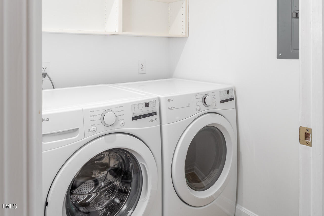 479 Beechmast Pittsboro, NC 27312 - Photo 21 of 22 a utility room with dryer and washer