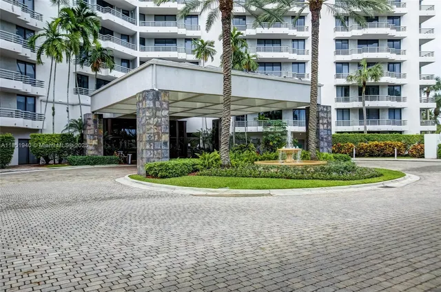 front view of a building with a street