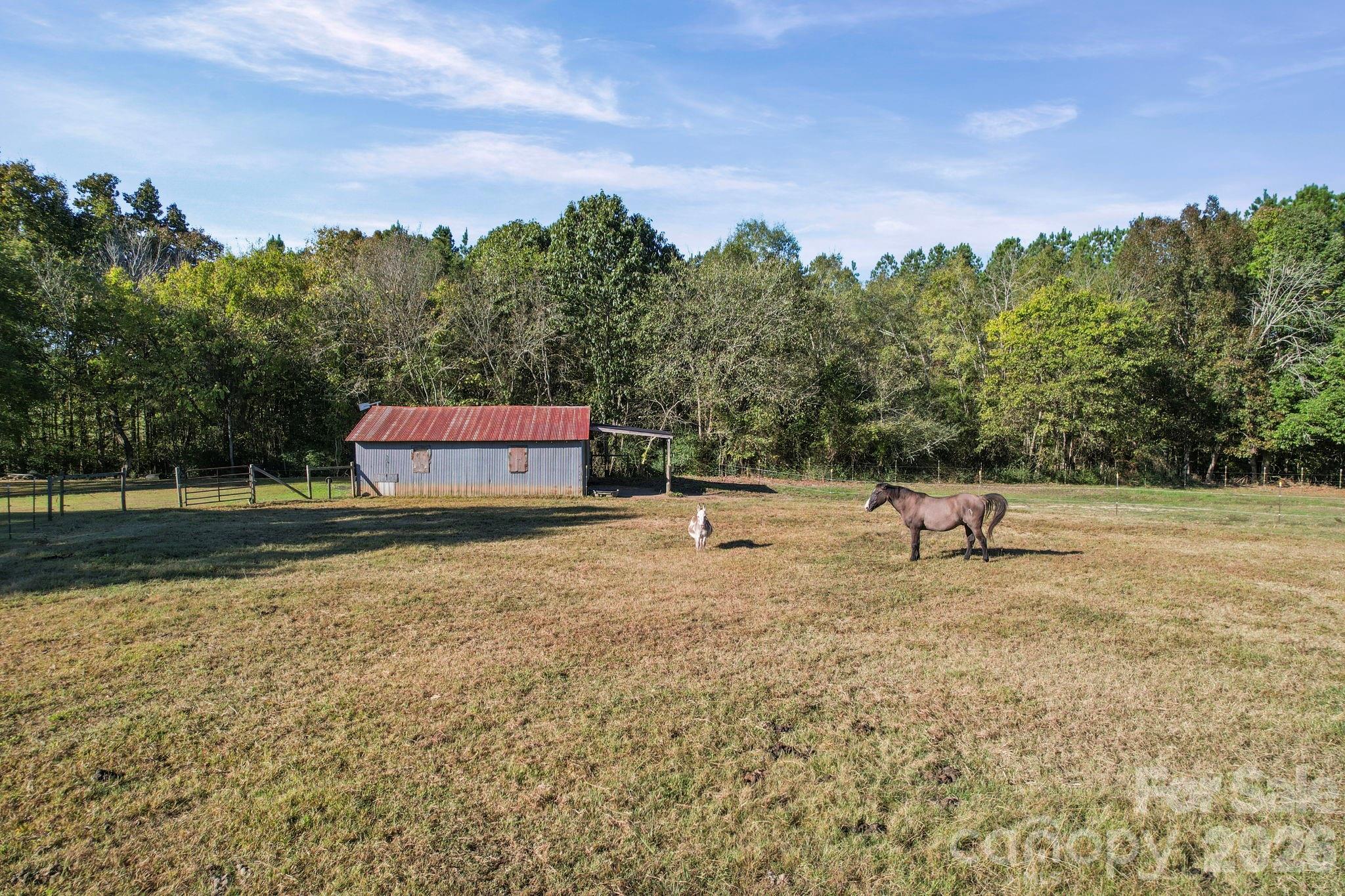 1787 St Johns Church Road Concord, NC 28025 - Photo 33 of 34 a backyard of a house with table and chairs