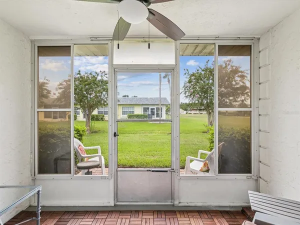 a house view with a outdoor space
