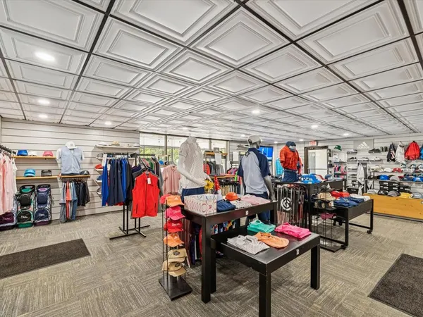 a view of a storage in a room