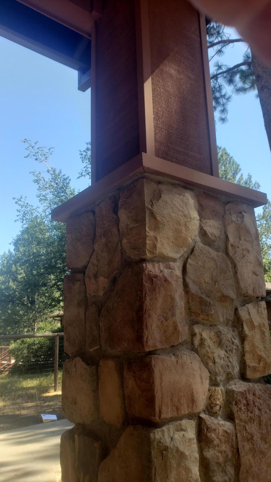 60305 Woodside Road Bend, OR 97702 - Photo 15 of 35 Stone base pillar accents at ADU entrance
