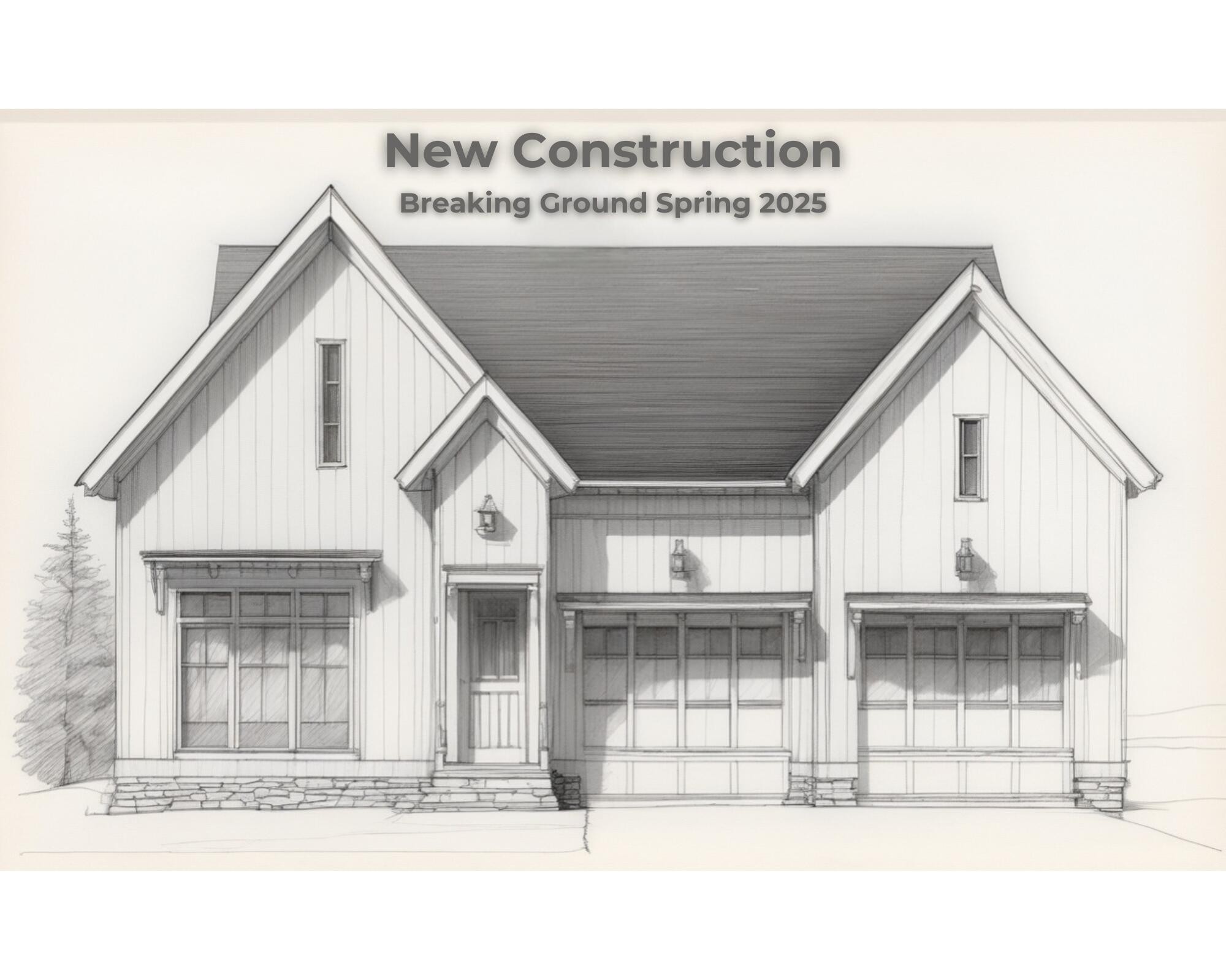 a view of a white house