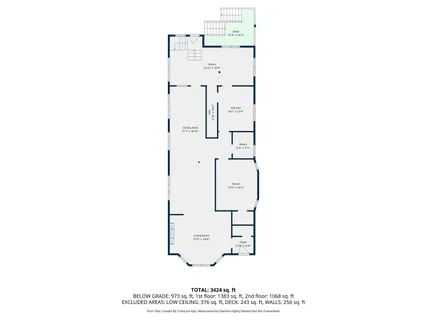 a picture of a bench in a white building