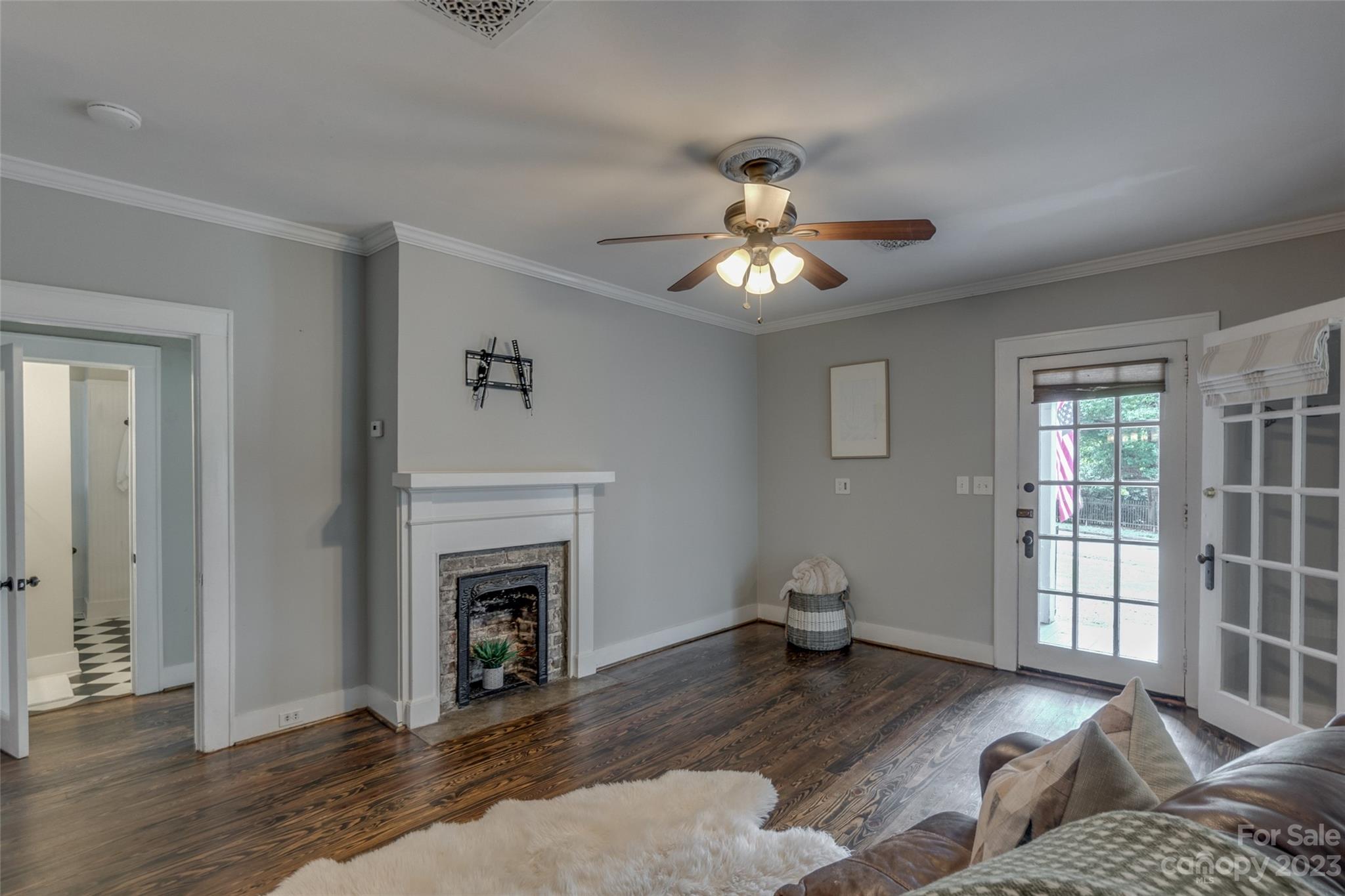 102 Grier Street Fort Mill, SC 29715 - Photo 8 of 47 a living room with furniture and a fireplace