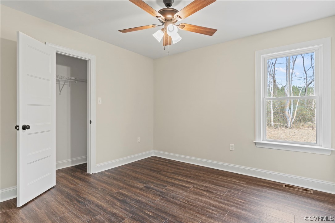 1548 Cartersville Road Goochland, VA 23063 - Photo 31 of 33 wooden floor in an empty room with a window