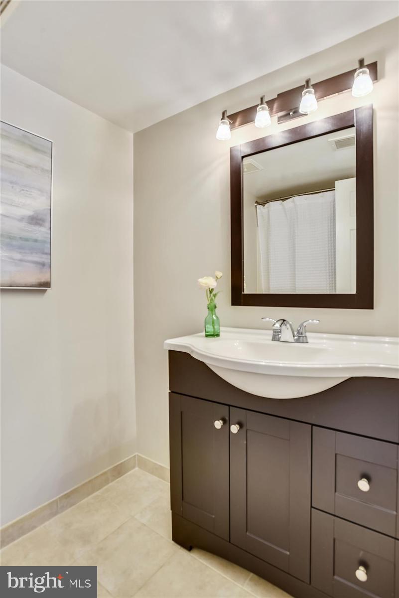 11564 Rolling Green Court, Unit 201 Reston, VA 20191 - Photo 20 of 29 Updated Master Bath w/ Ceramic Tile Floor