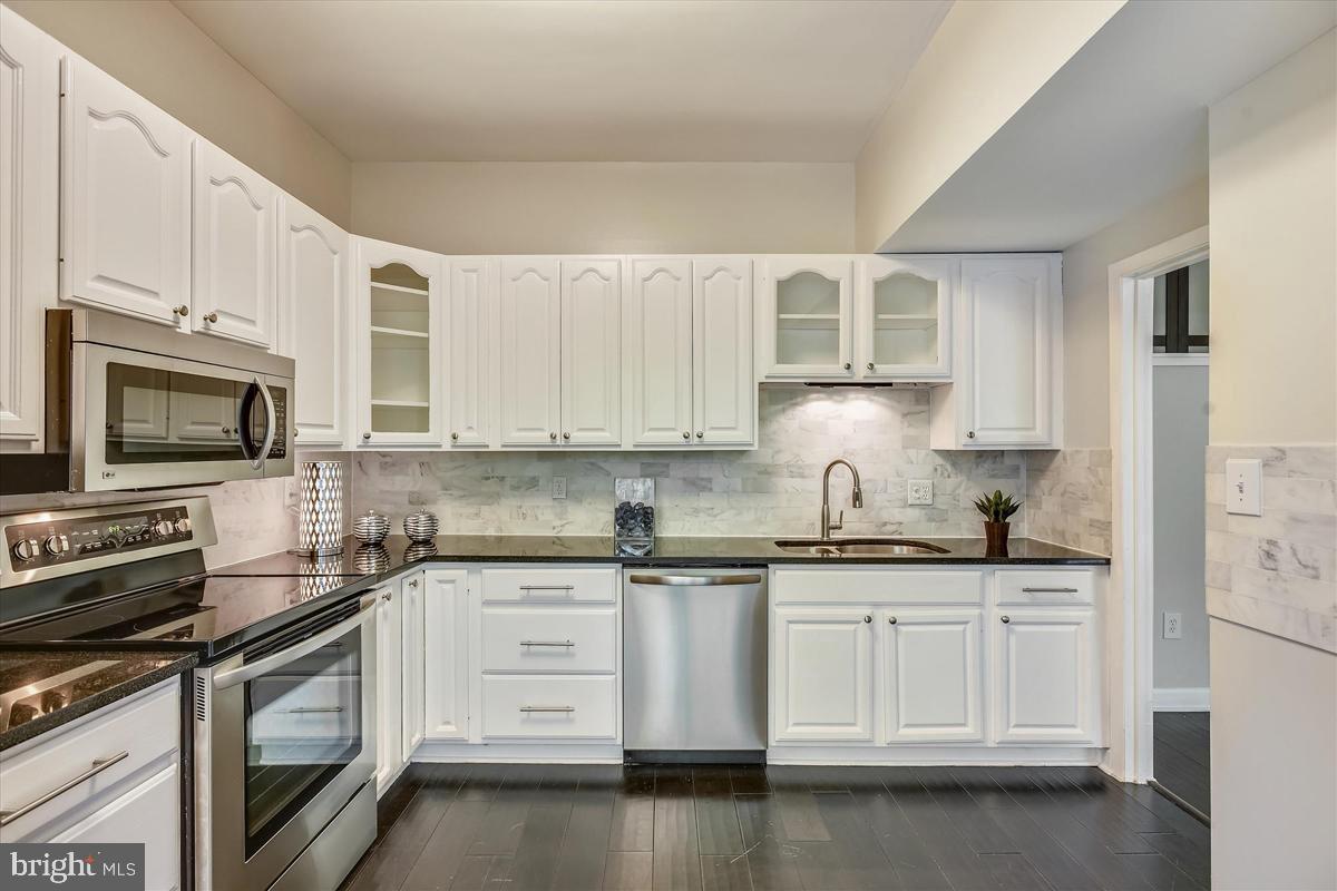 11564 Rolling Green Court, Unit 201 Reston, VA 20191 - Photo 3 of 29 Subway Tile Backsplash & Wide-Plank Flooring