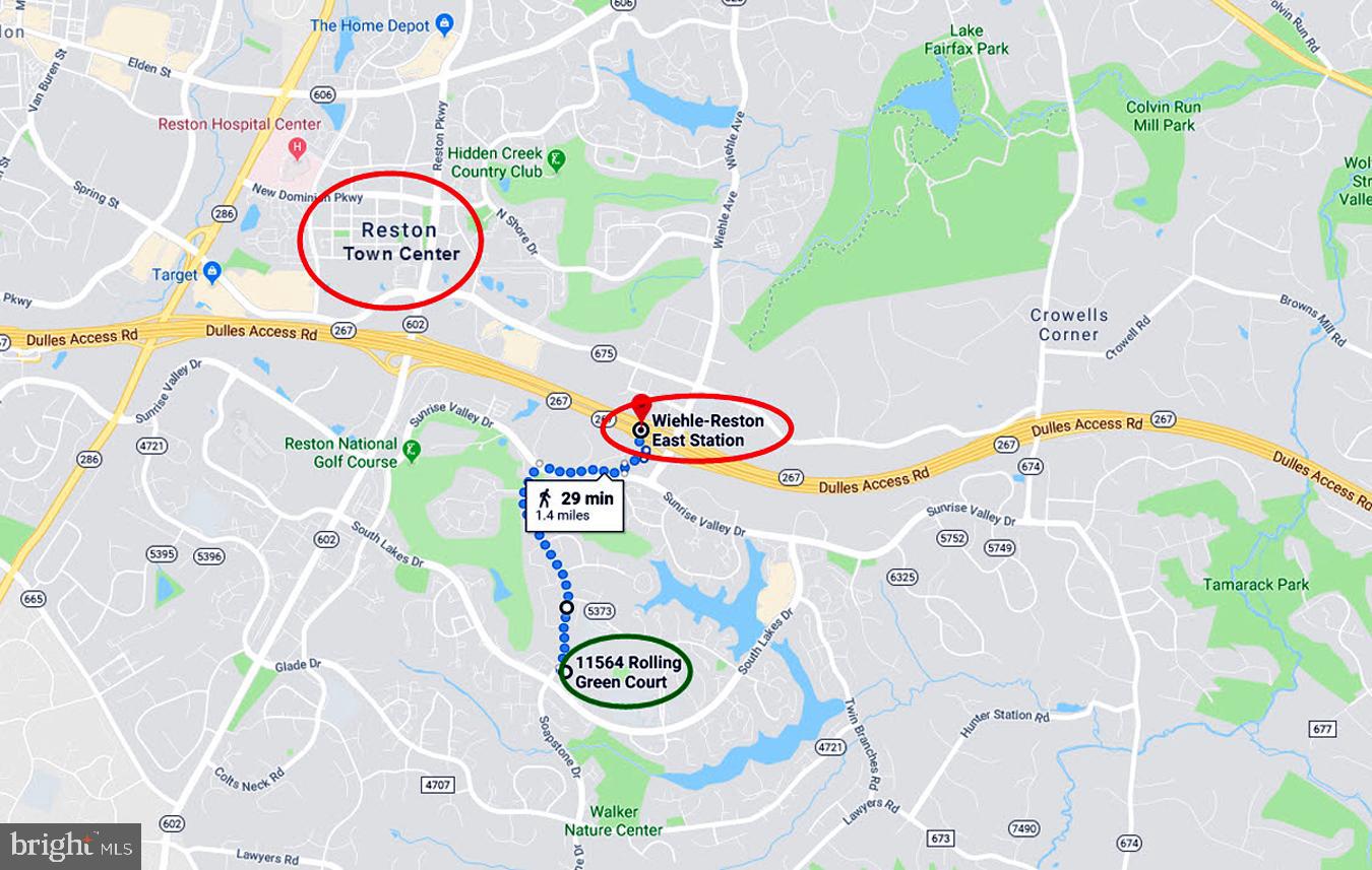 11564 Rolling Green Court, Unit 201 Reston, VA 20191 - Photo 29 of 29 EZ Access to Wiehle Metro & Reston Town Center