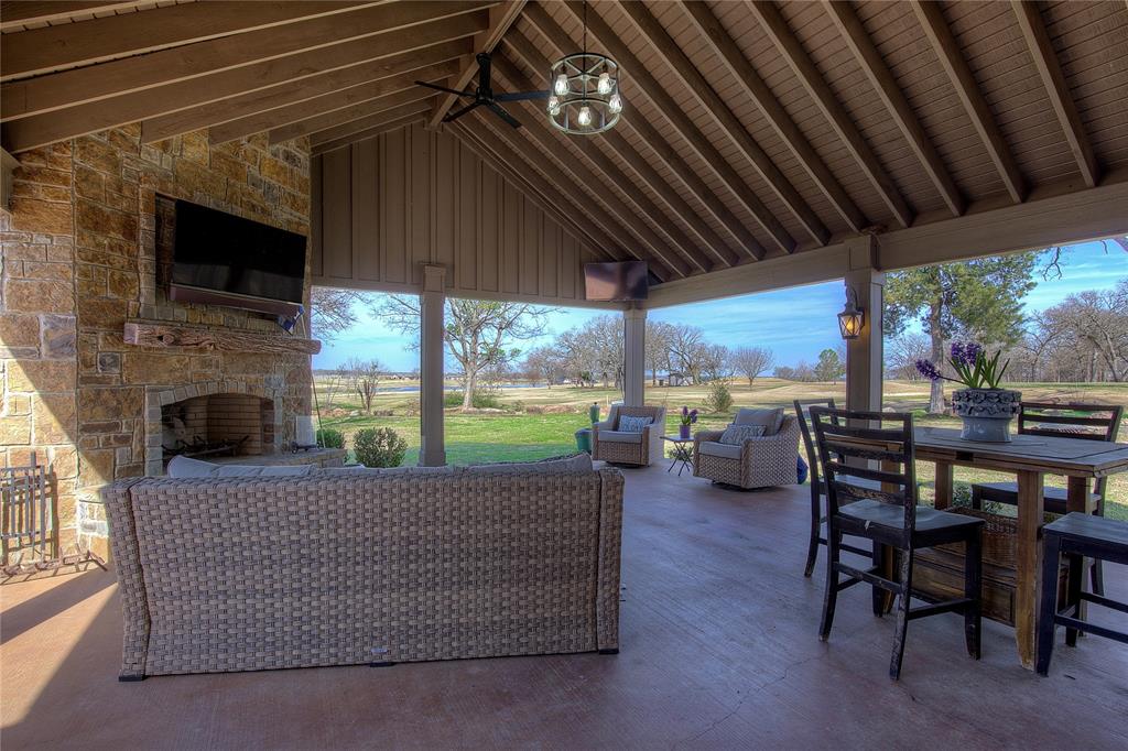 1079 Country Club Road Sulphur Springs, TX 75482 - Photo 36 of 40 a view of an outdoor dining space with furniture and garden view