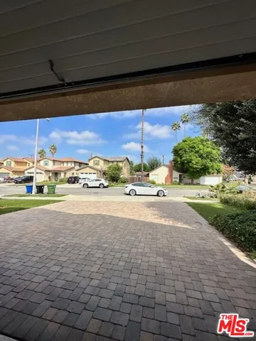 a view of an outdoor space and a car park