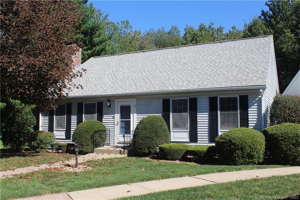 14 Downing Way Suffield, CT 06078 - Photo 1 of 1 a view of a house with backyard and garden