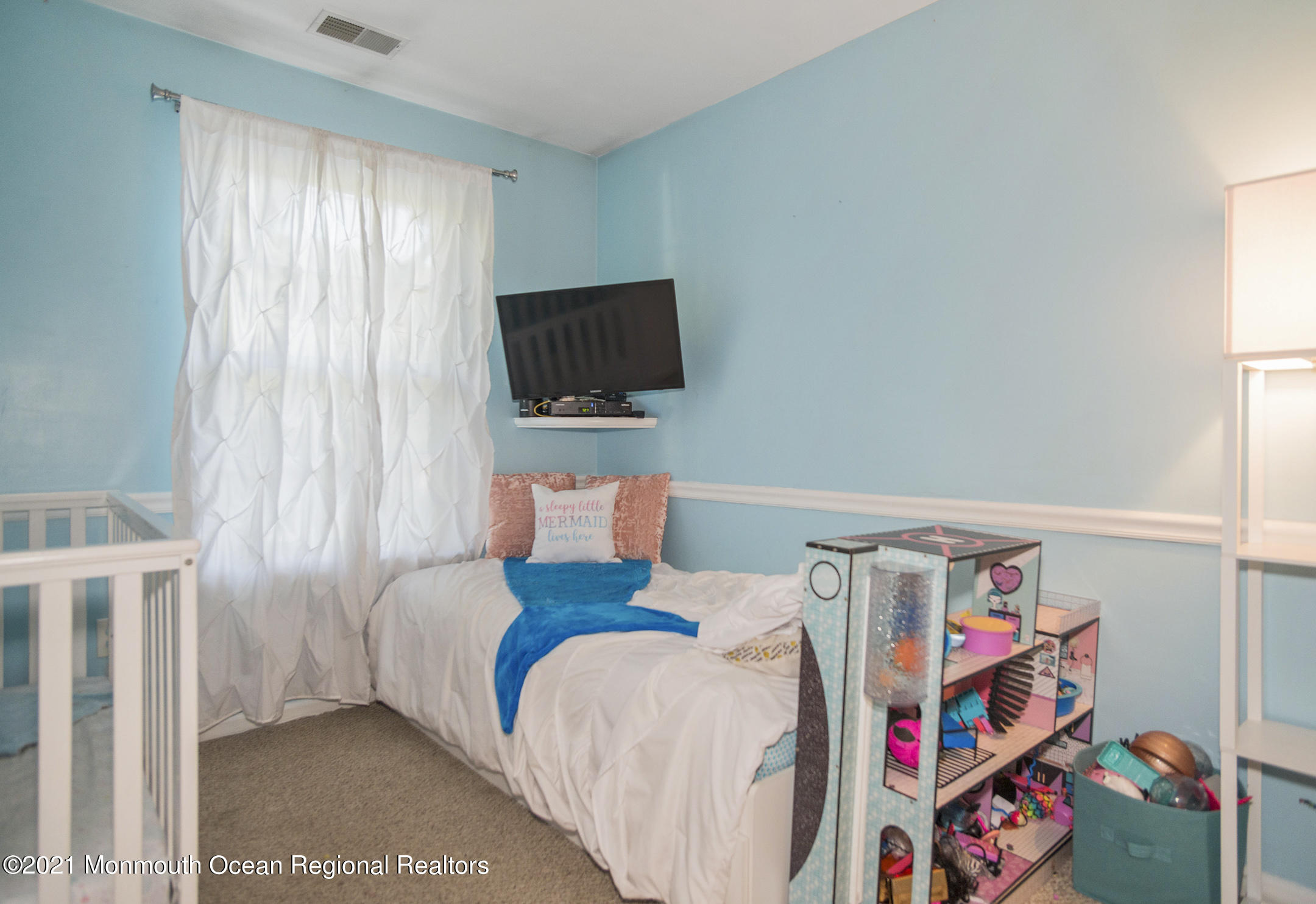 44 Prestwick Road Manalapan, NJ 07726 - Photo 10 of 15 a bedroom with furniture and a flat screen tv