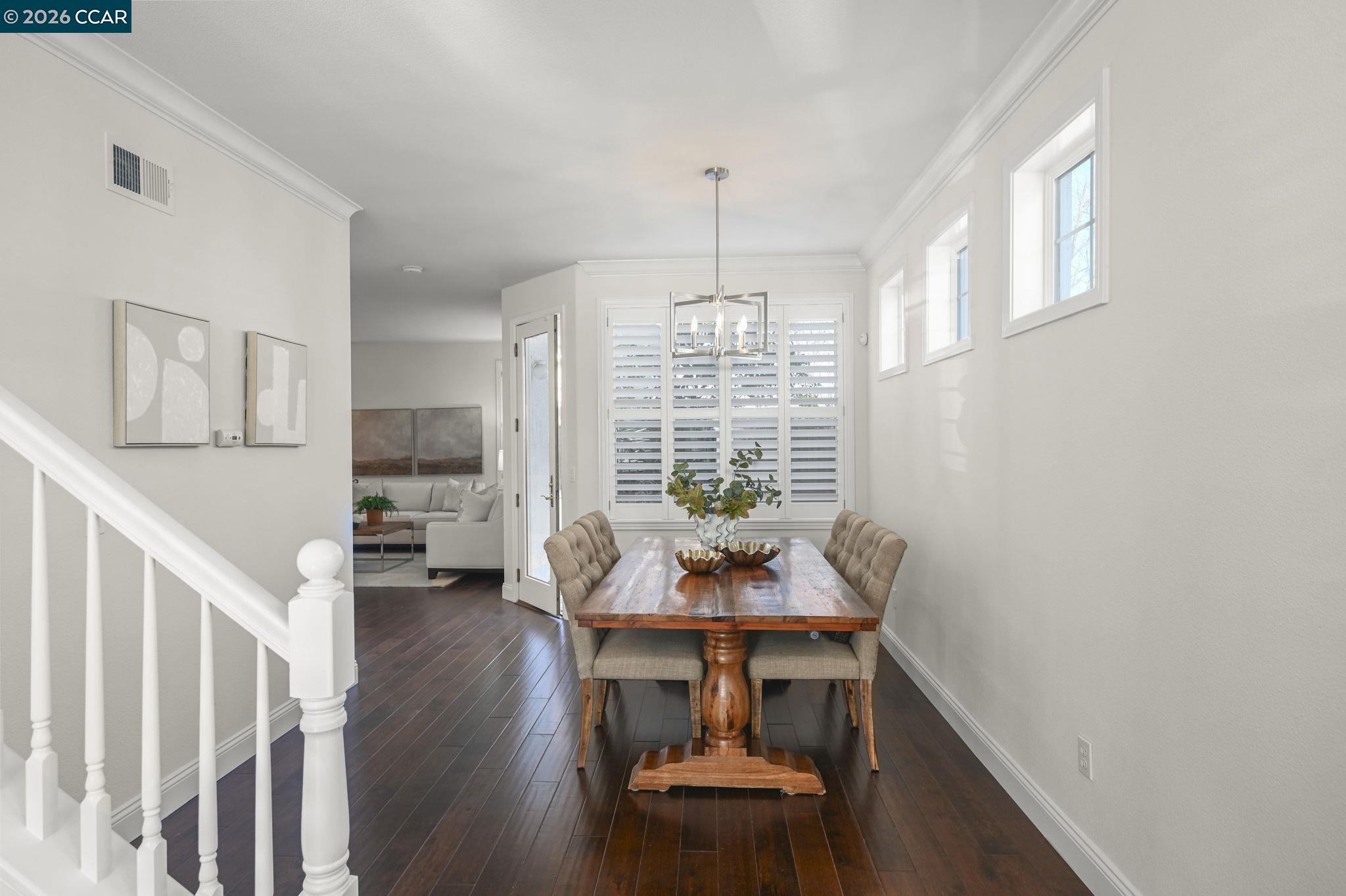 16 Poppy Hills Lane San Ramon, CA 94583 - Photo 5 of 30 a dining room with furniture and wooden floor