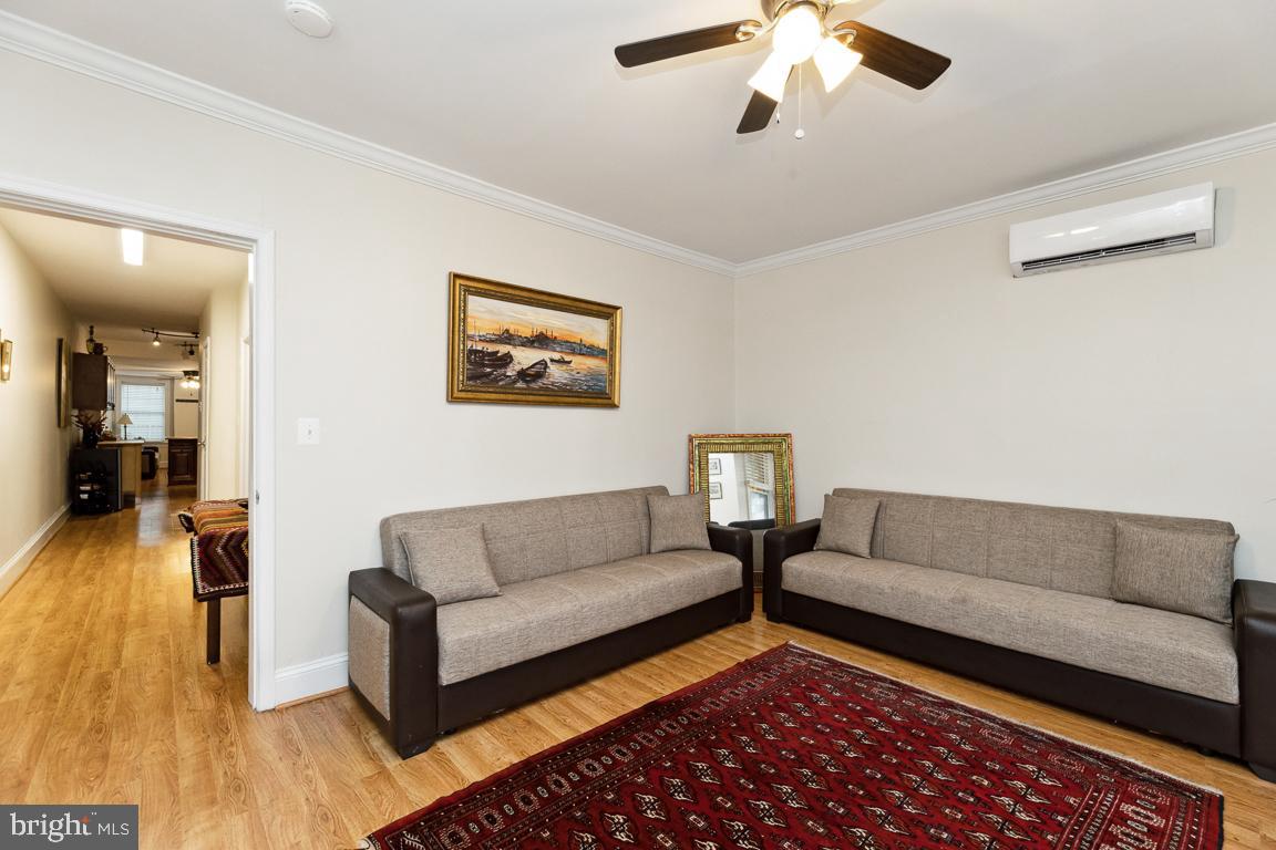 428 8th Street Southeast, Unit A Washington, DC 20003 - Photo 10 of 23 a living room with furniture and a rug