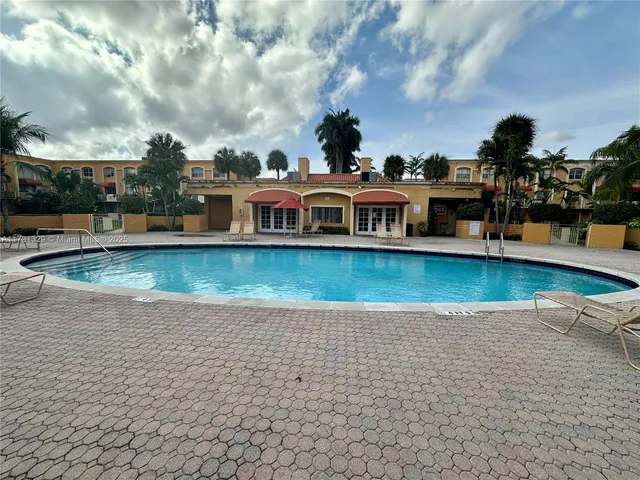 a view of a lake with houses