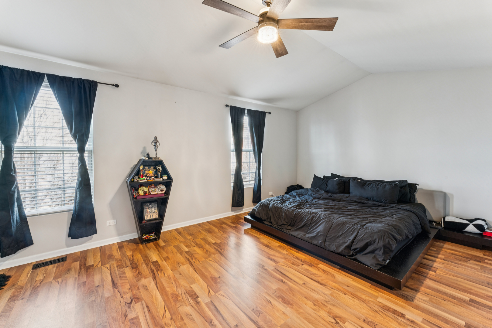 464 Valentine Way Oswego, IL 60543 - Photo 14 of 30 a bedroom with a bed and a large window