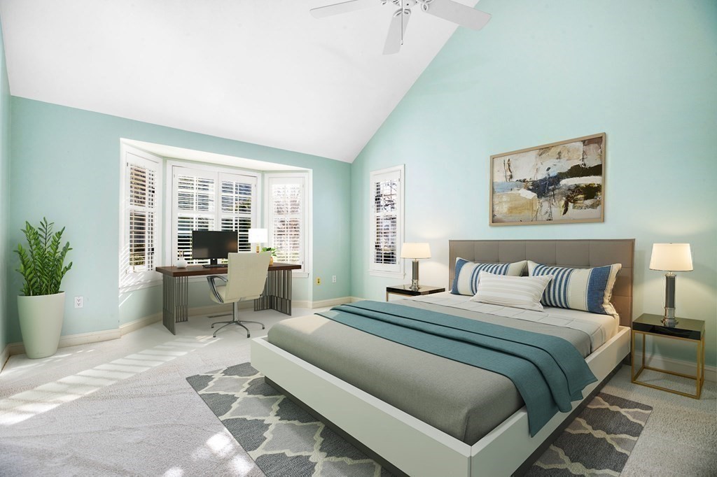 70 Thistle Patch Way, Unit 70 Hingham, MA 02043 - Photo 23 of 41 a bedroom with a bed and a large window