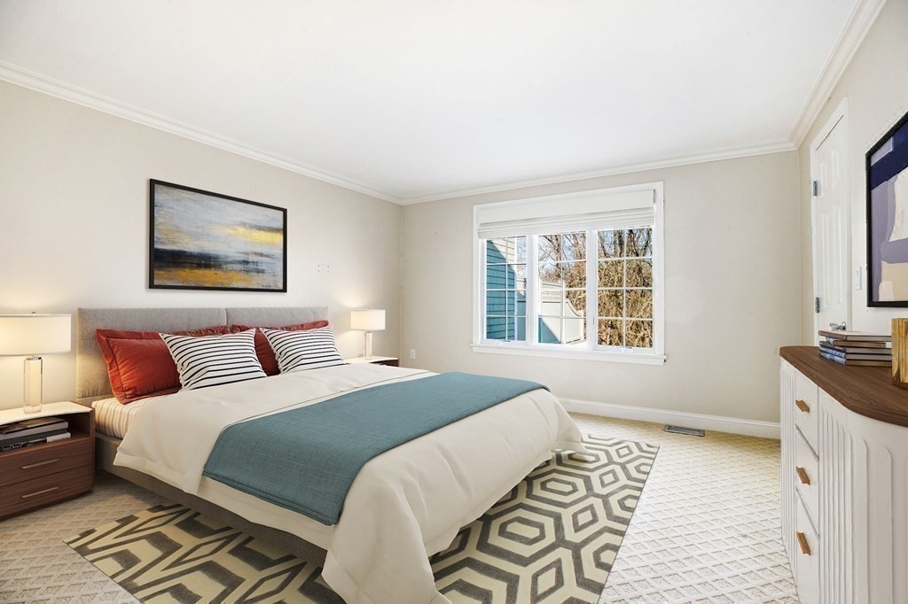 70 Thistle Patch Way, Unit 70 Hingham, MA 02043 - Photo 26 of 41 a bedroom with a bed and a window