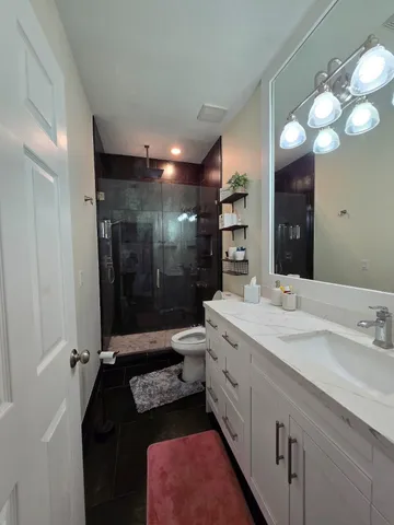 a view of a room with garden equipment