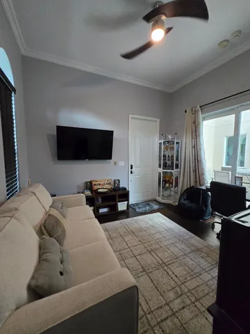 a view of a backyard with a patio