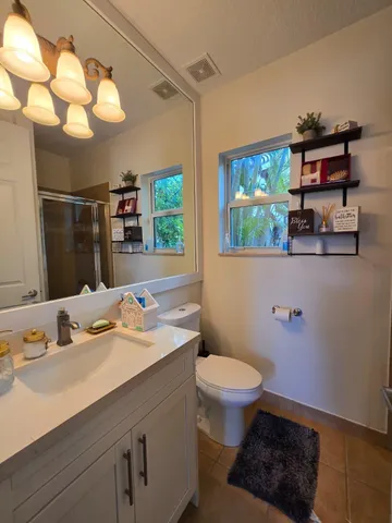 a view of a lake in middle of a house