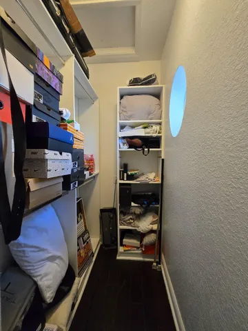 a view of a lake with a big yard