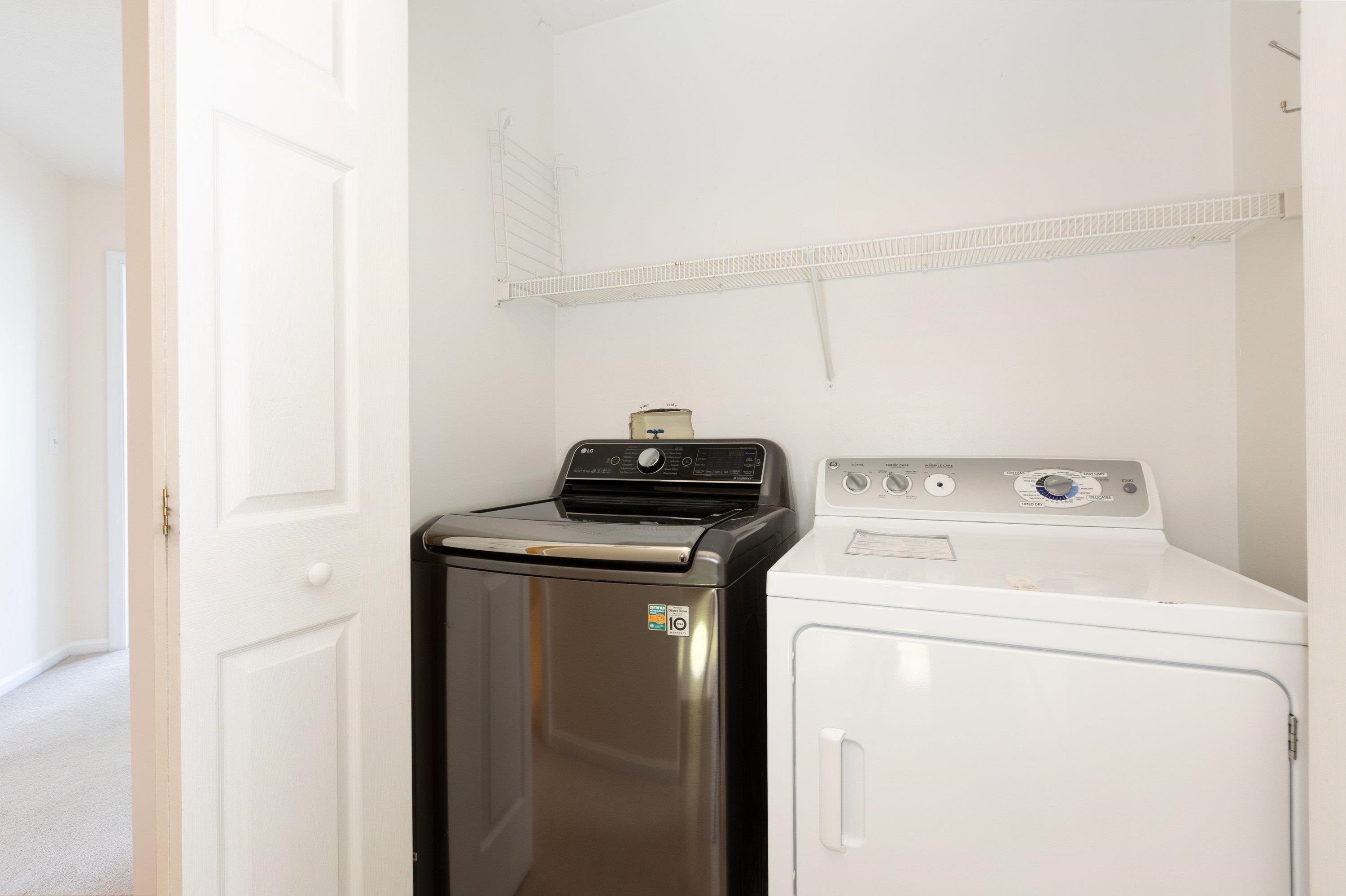 536 Three Leagues Road McGaheysville, VA 22840 - Photo 34 of 71 a utility room with dryer and washer