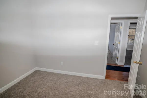 a view of an empty room