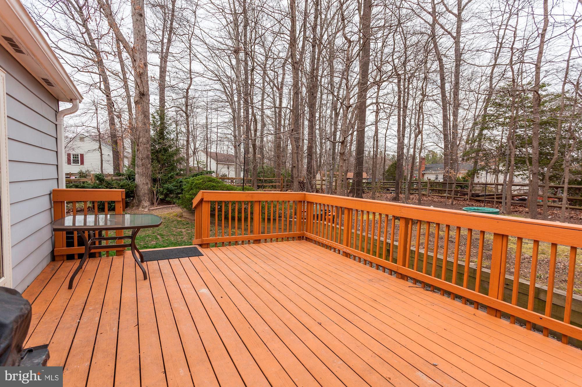 6510 Lamese Court Springfield, VA 22152 - Photo 50 of 57 Large Deck off Family Room
