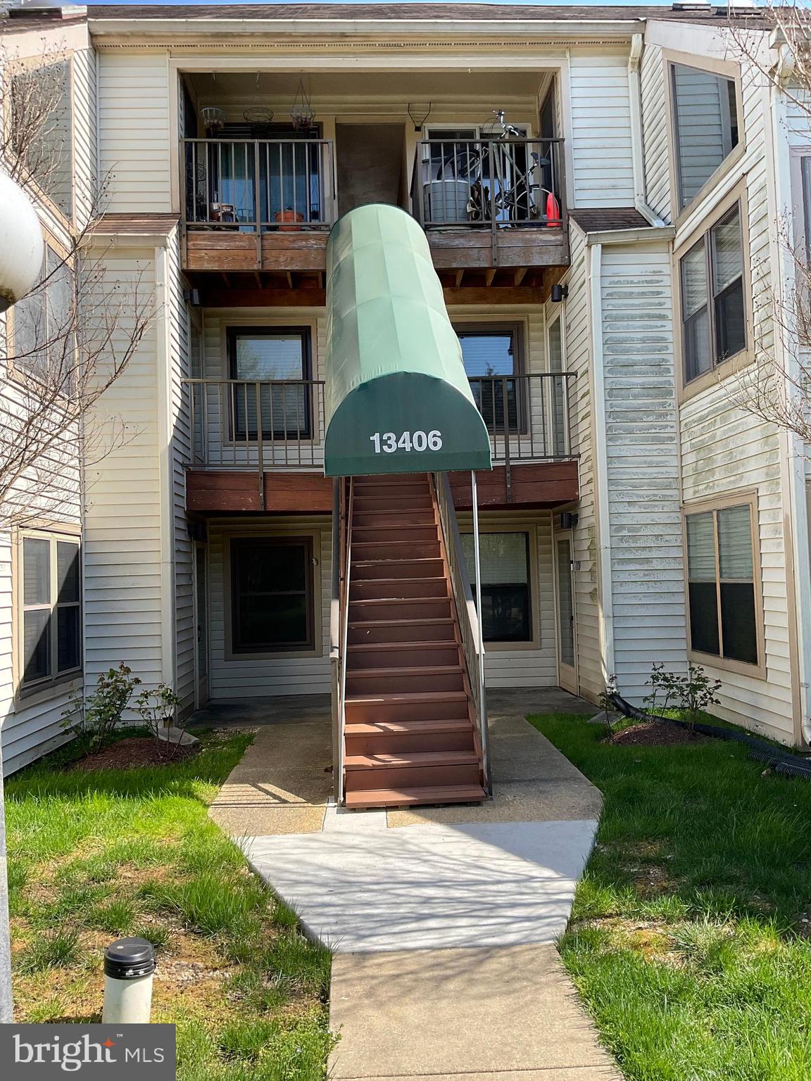 13406 Shady Knoll Drive, Unit 13406 Silver Spring, MD 20904 - Photo 3 of 27 Back of building with stairs to front door landing
