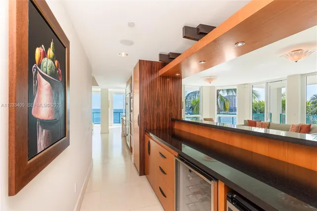 a view of a living room and a window