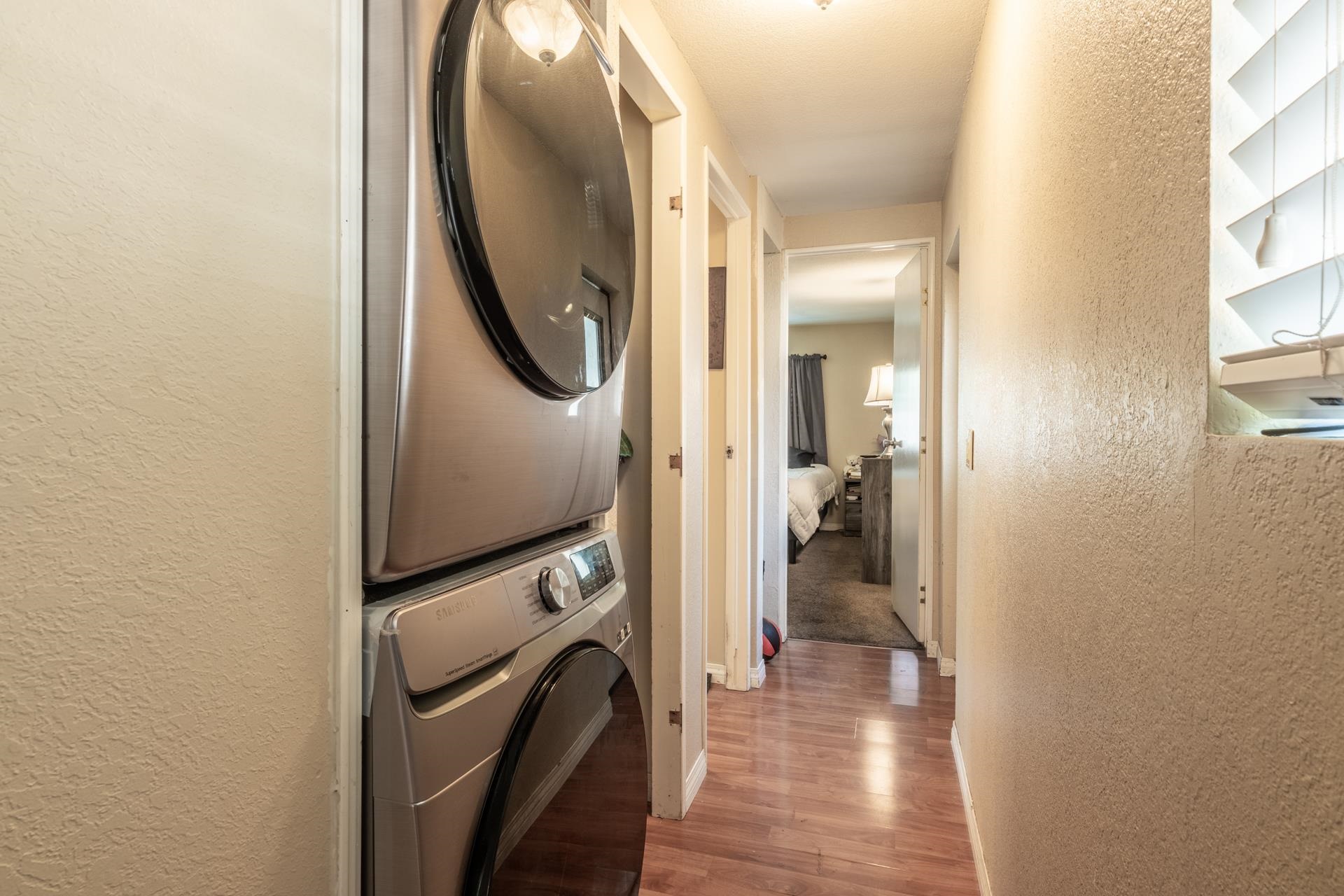 515 South Landing Road Crowley Lake, CA 93546 - Photo 20 of 41 a view of a hallway with wooden floor a fireplace