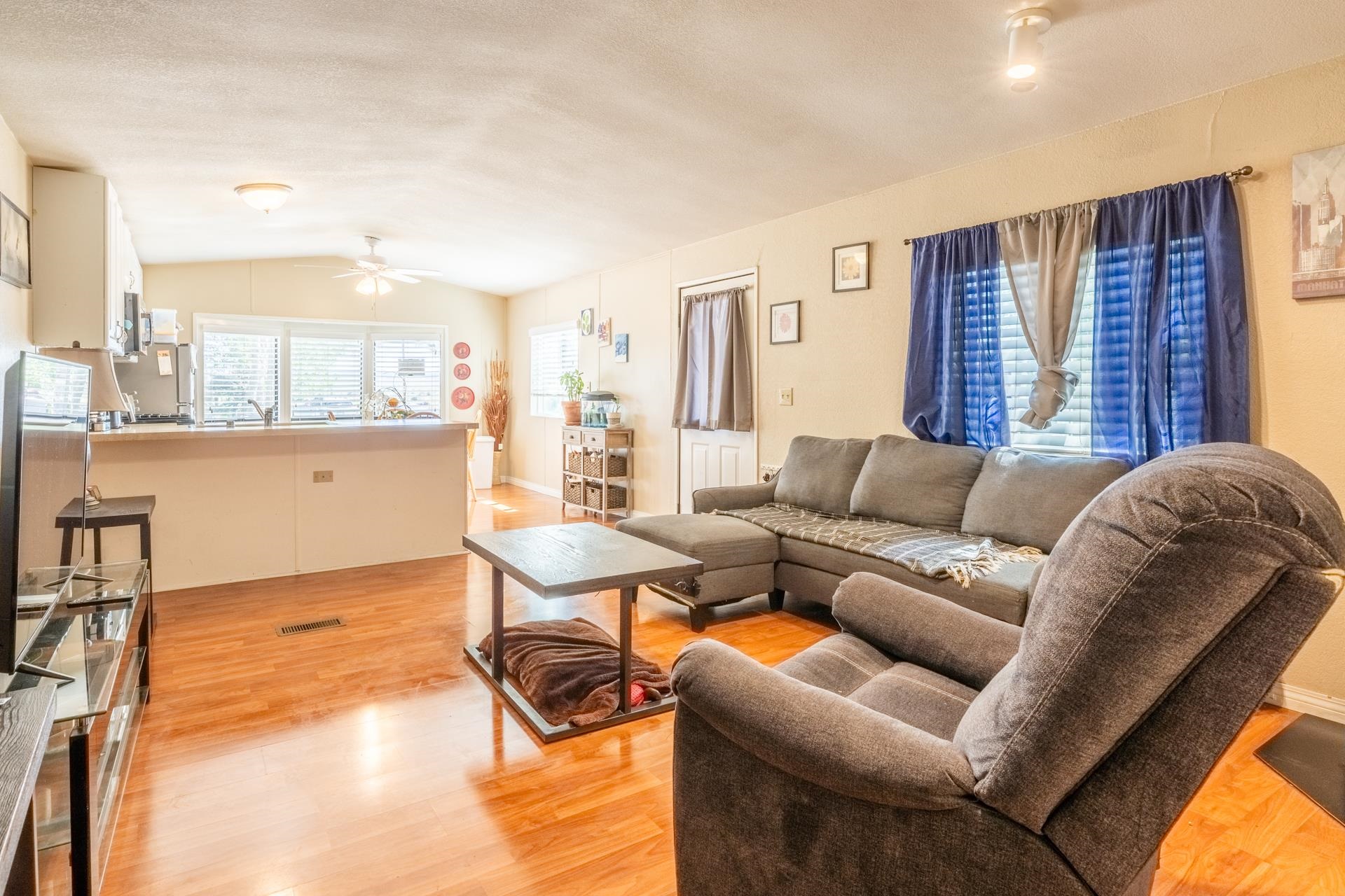 515 South Landing Road Crowley Lake, CA 93546 - Photo 3 of 41 a living room with furniture and a large window