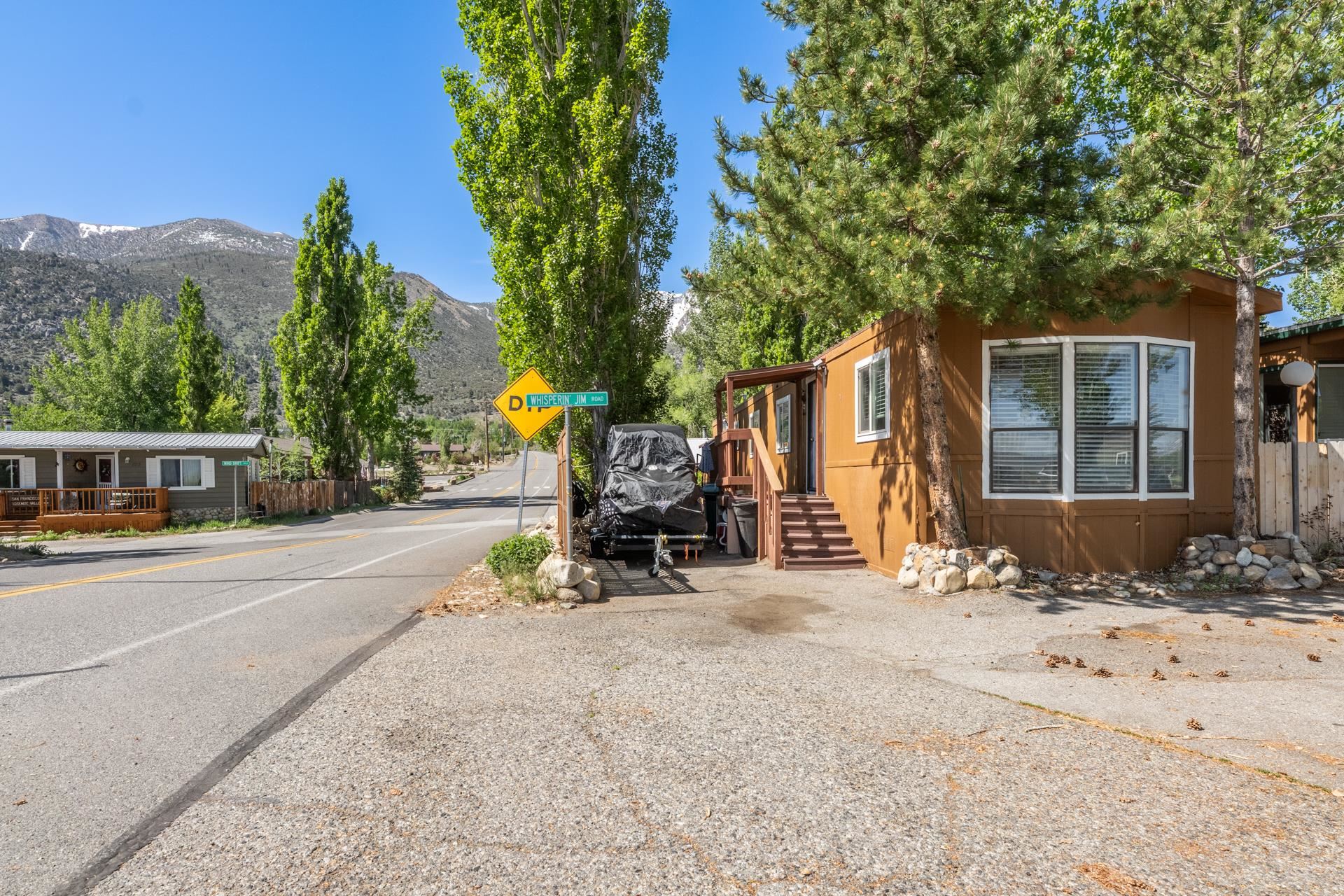 515 South Landing Road Crowley Lake, CA 93546 - Photo 32 of 41 a view of a house with a patio