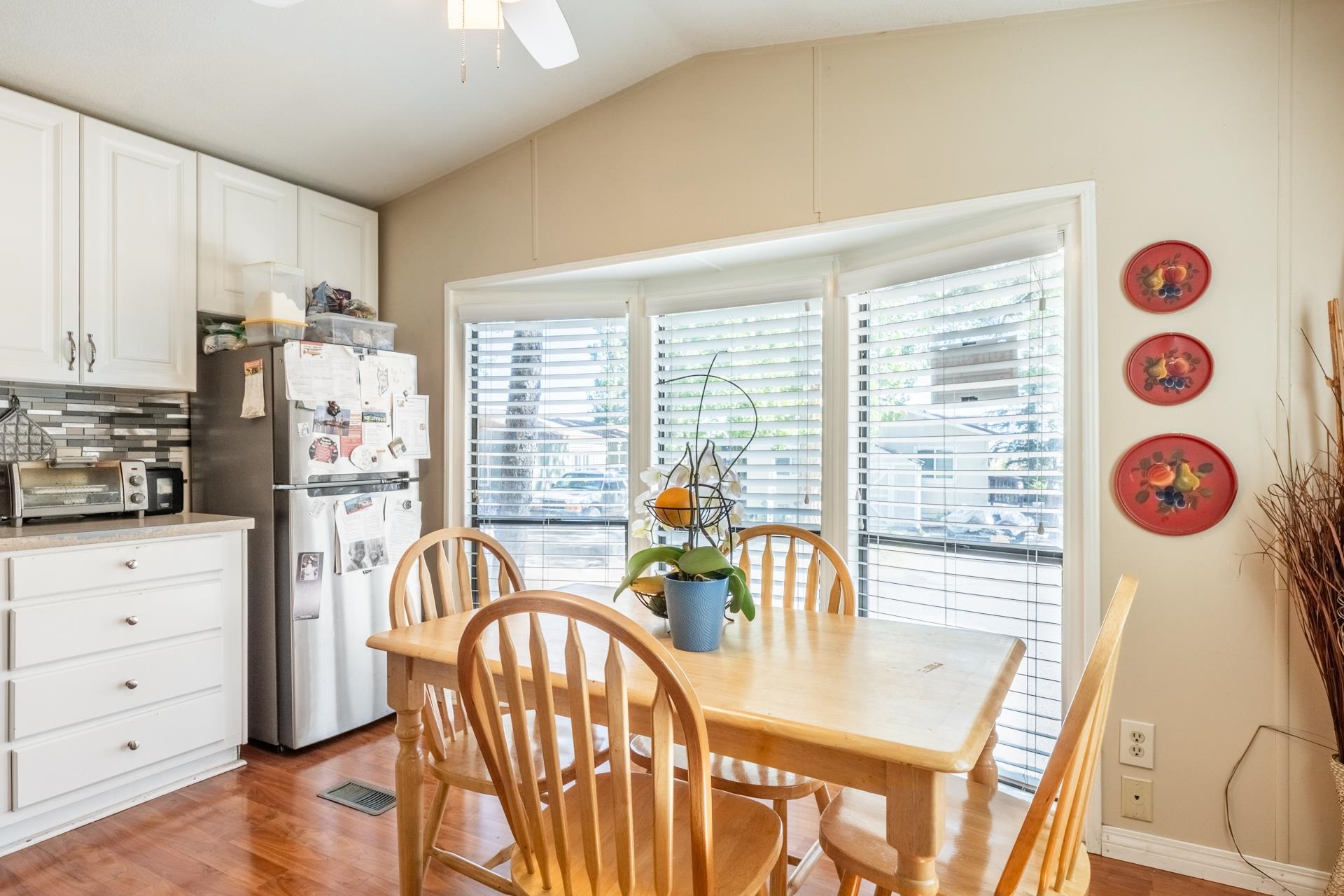 515 South Landing Road Crowley Lake, CA 93546 - Photo 8 of 41 a view of a dining room with furniture large window and chandelier