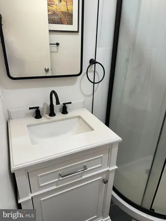 a close view of sink