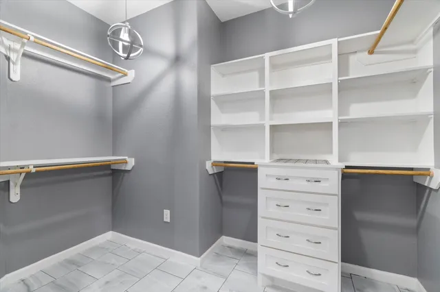 a view of walk in closet