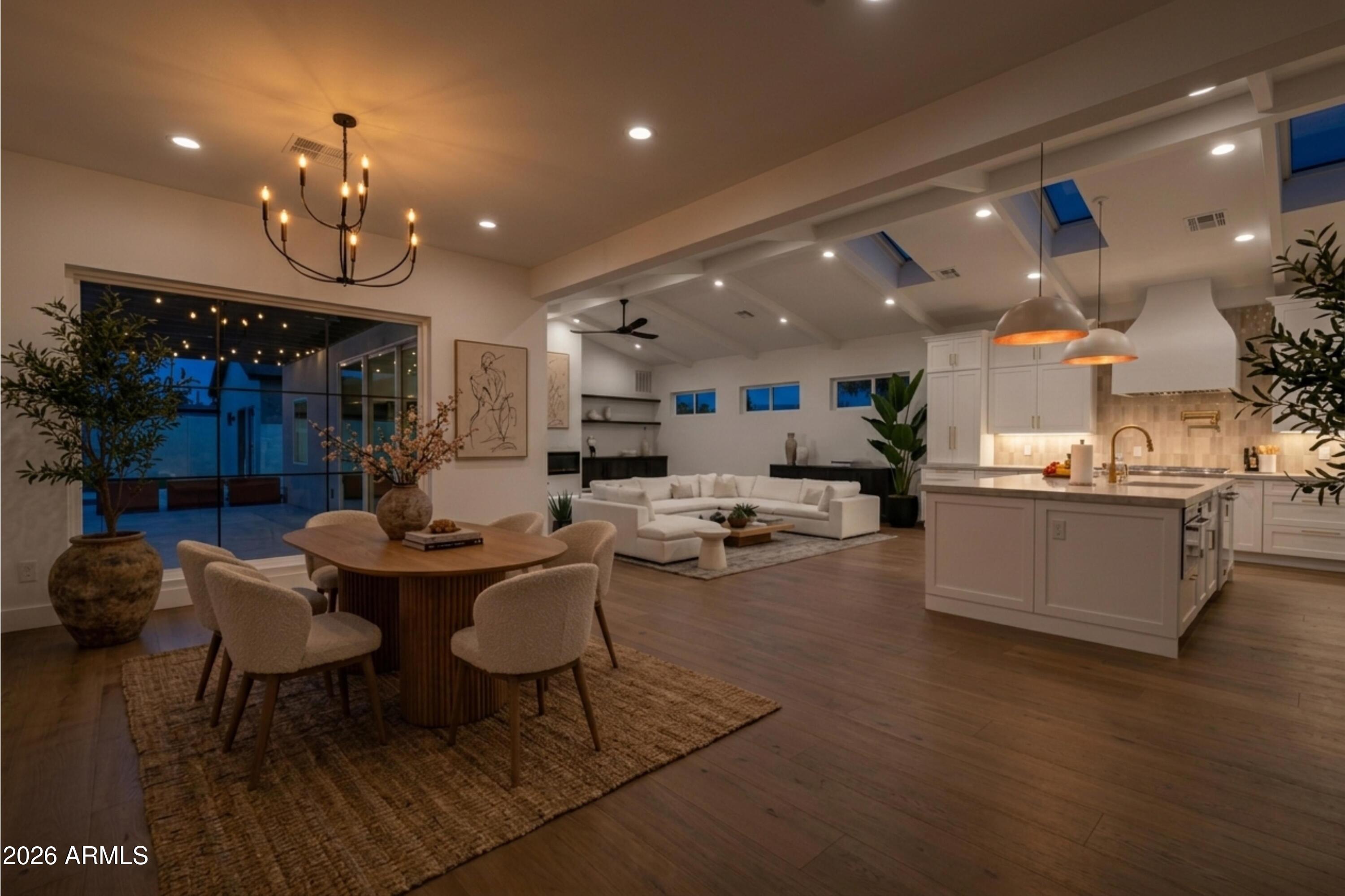 4048 East Edgemont Avenue Phoenix, AZ 85018 - Photo 13 of 88 Dining and living room evening