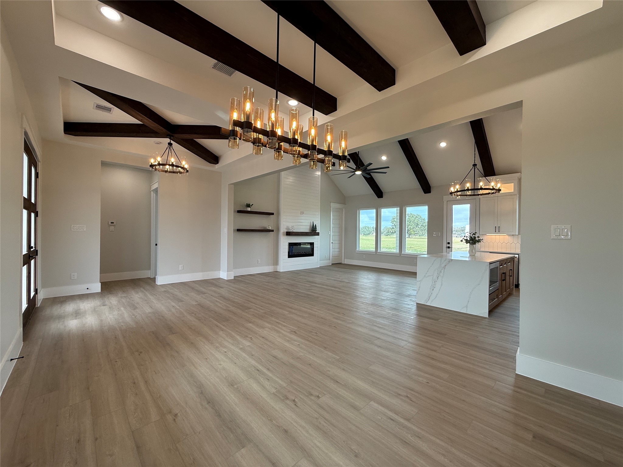 1208 Quarter Horse Trail Angleton, TX 77515 - Photo 8 of 23 a view of empty room with wooden floor