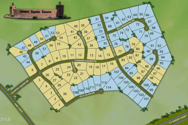 a view of a water fountain and a tree