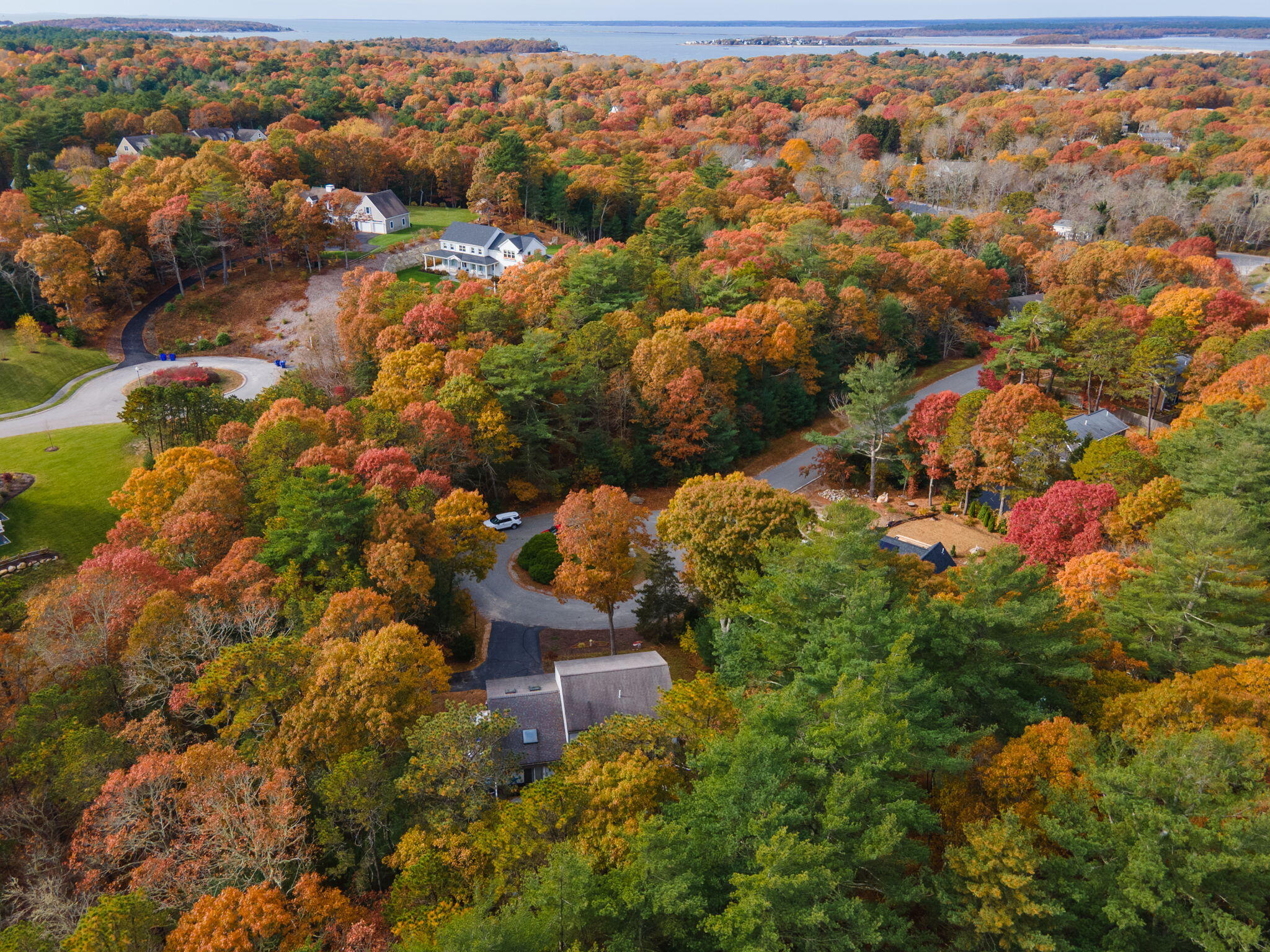 12 Beachwood Road Bourne, MA 02532 - Photo 49 of 64 an aerial view of residential houses with outdoor space