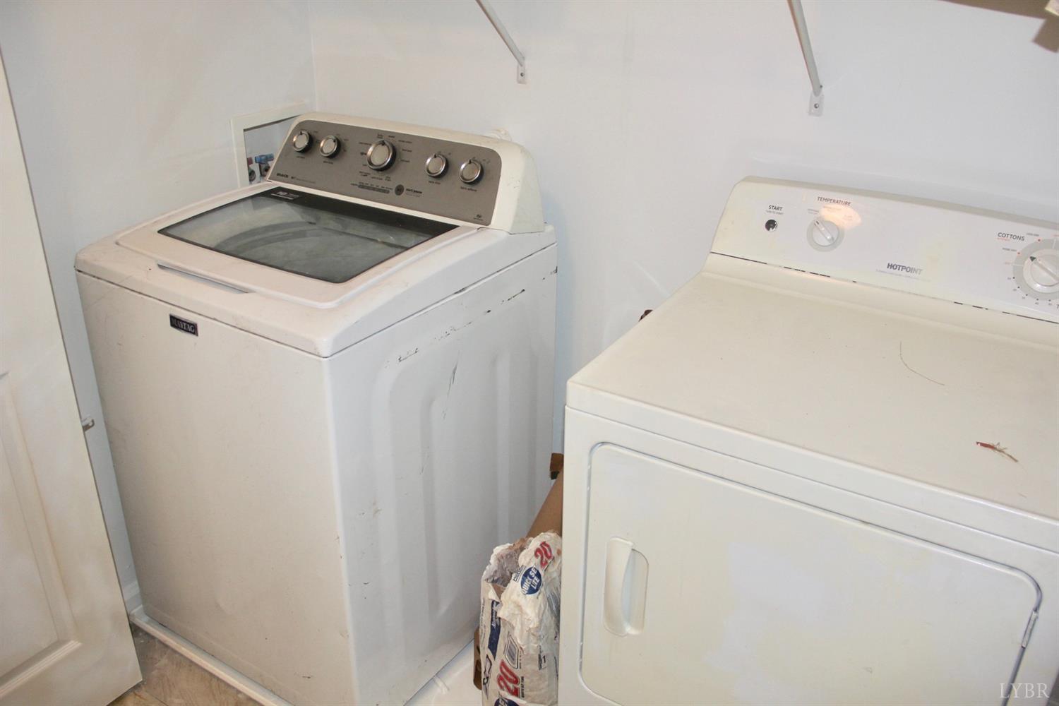 792 Fletchers Level Road Amherst, VA 24521 - Photo 32 of 40 a utility room with dryer and washer