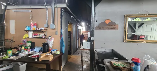 a view of storage and utility room